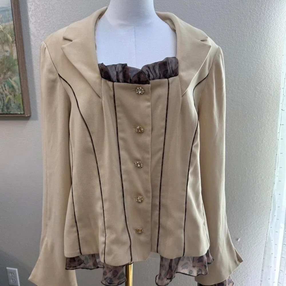 Vintage AS•HRO Statement Blazer Jacket –‎ Size 18